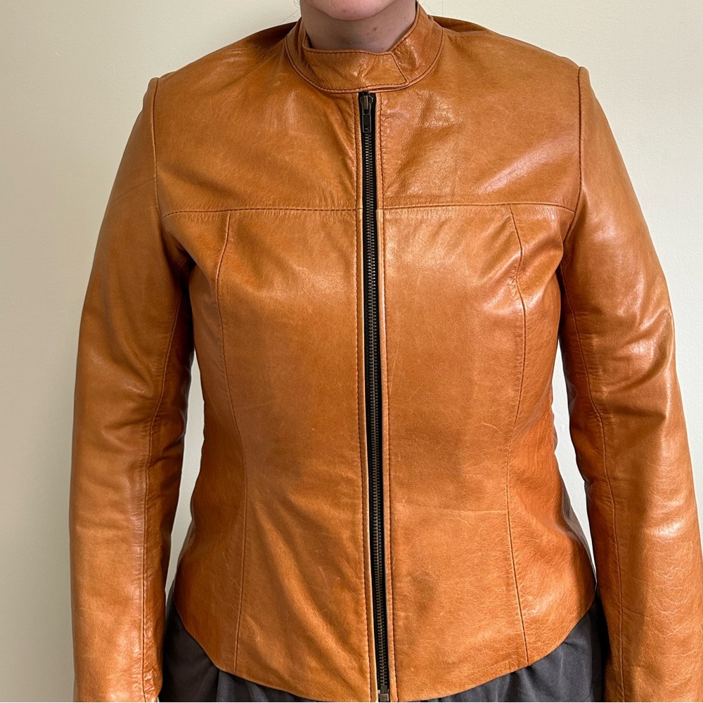 Real leather jacket